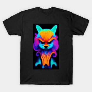 Smirking Fox - Psychedelic T-Shirt